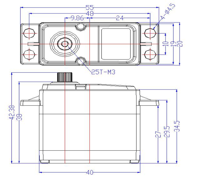 FI-7622-C001 mechanical drawing