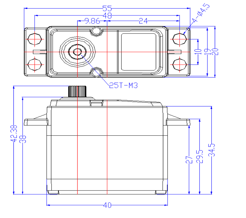 FI-7635-C001 mechanical drawing