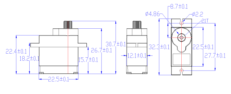 FS-90MG-C001 mechanical drawing