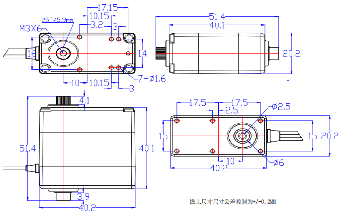 FT-15M0-C001 mechanical drawing