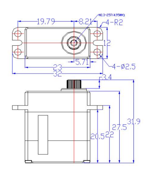 FT-2806-C007 mechanical drawing