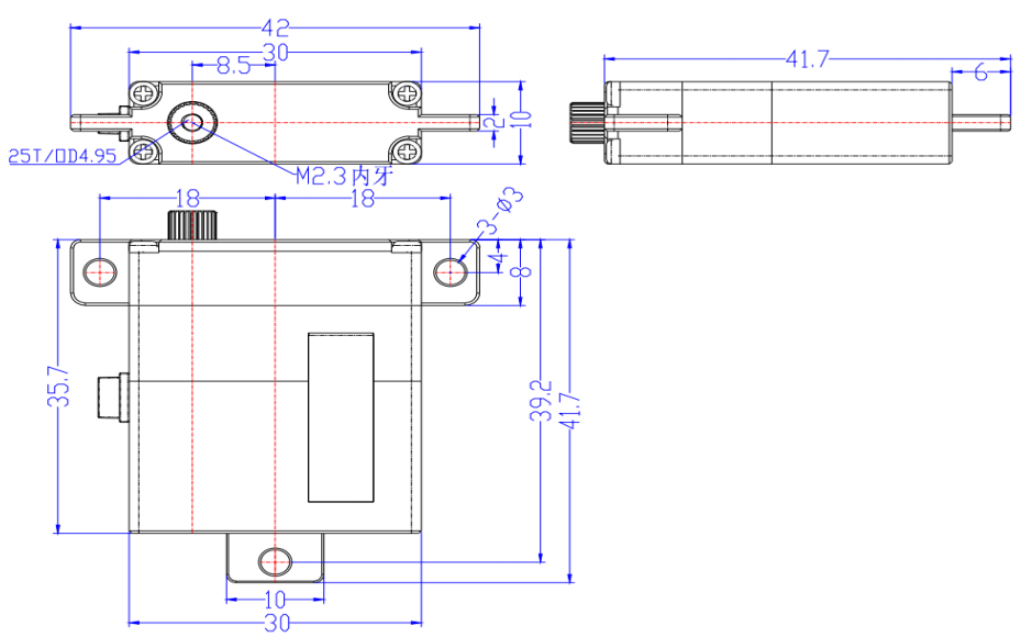 FT-3329-C001 mechanical drawing