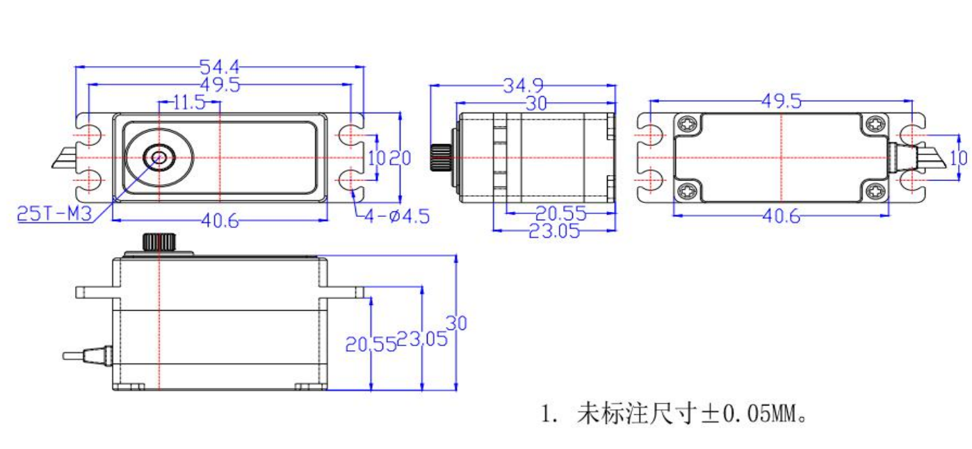 FT-5425-C001 mechanical drawing