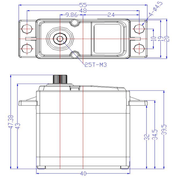FT-6325-C001 mechanical drawing