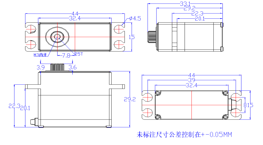 FT-9015-C001 mechanical drawing