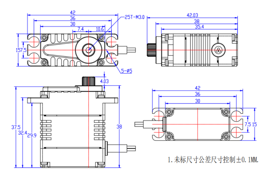 FT-9020-C001 mechanical drawing