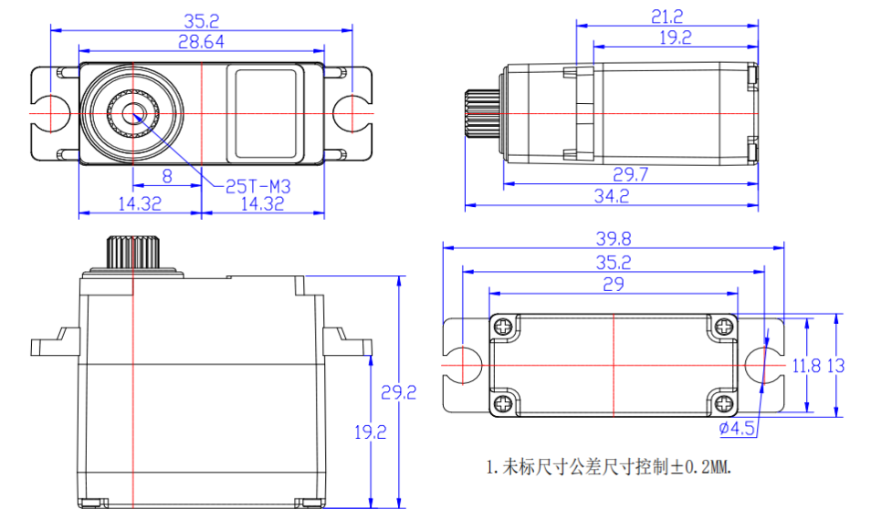 SC-0018-C001 mechanical drawing