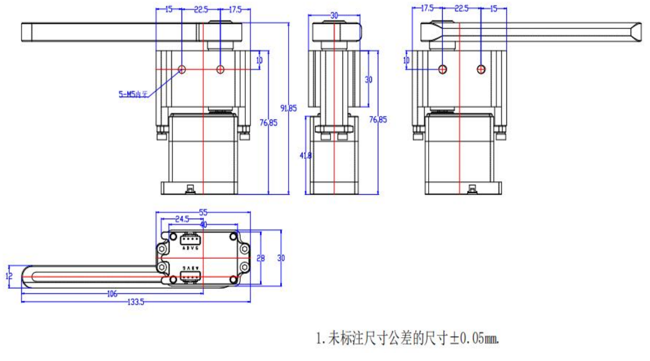SM-2924-C012 mechanical drawing