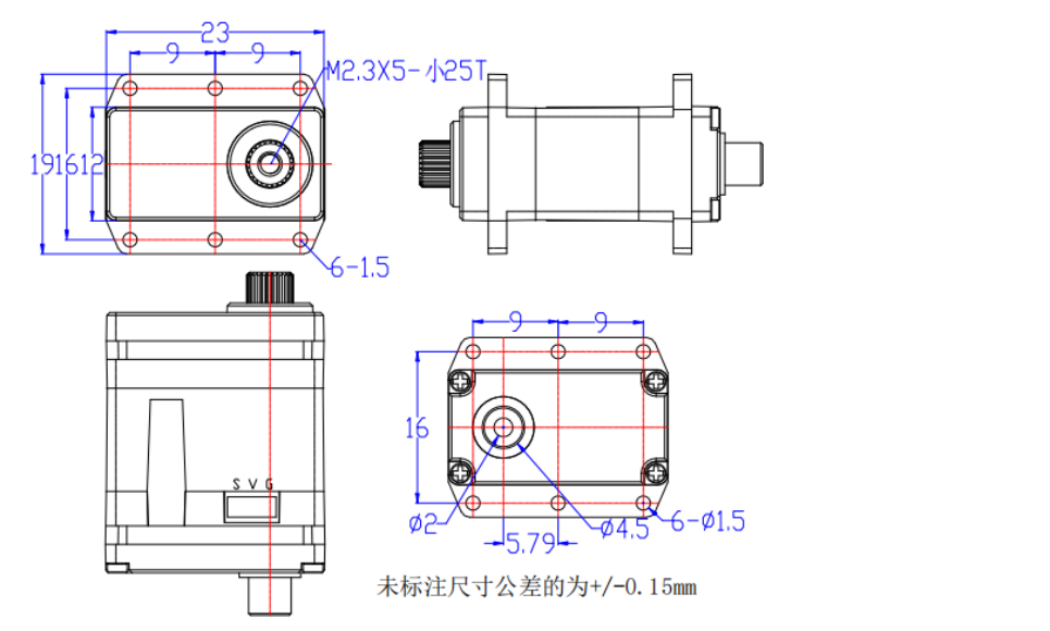ST-3036-C002 mechanical drawing