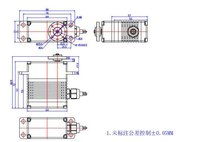 FT-150B-C002 机身尺寸图