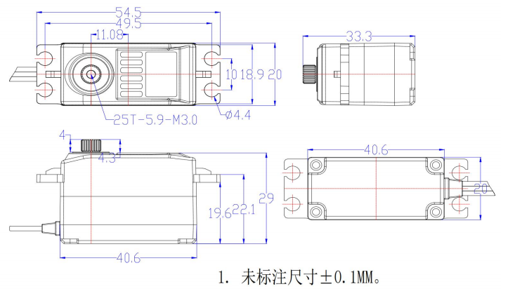 FT-5478-C001 机身尺寸图