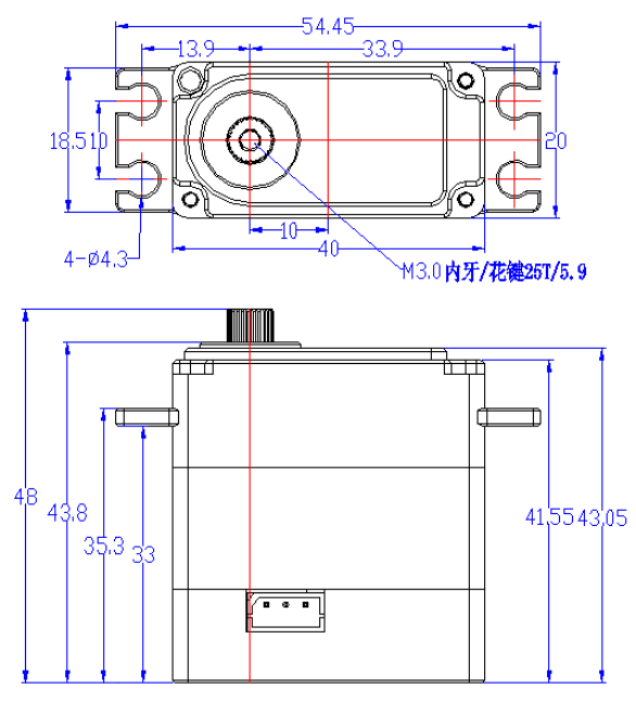 SC-4600-C001 机身尺寸图