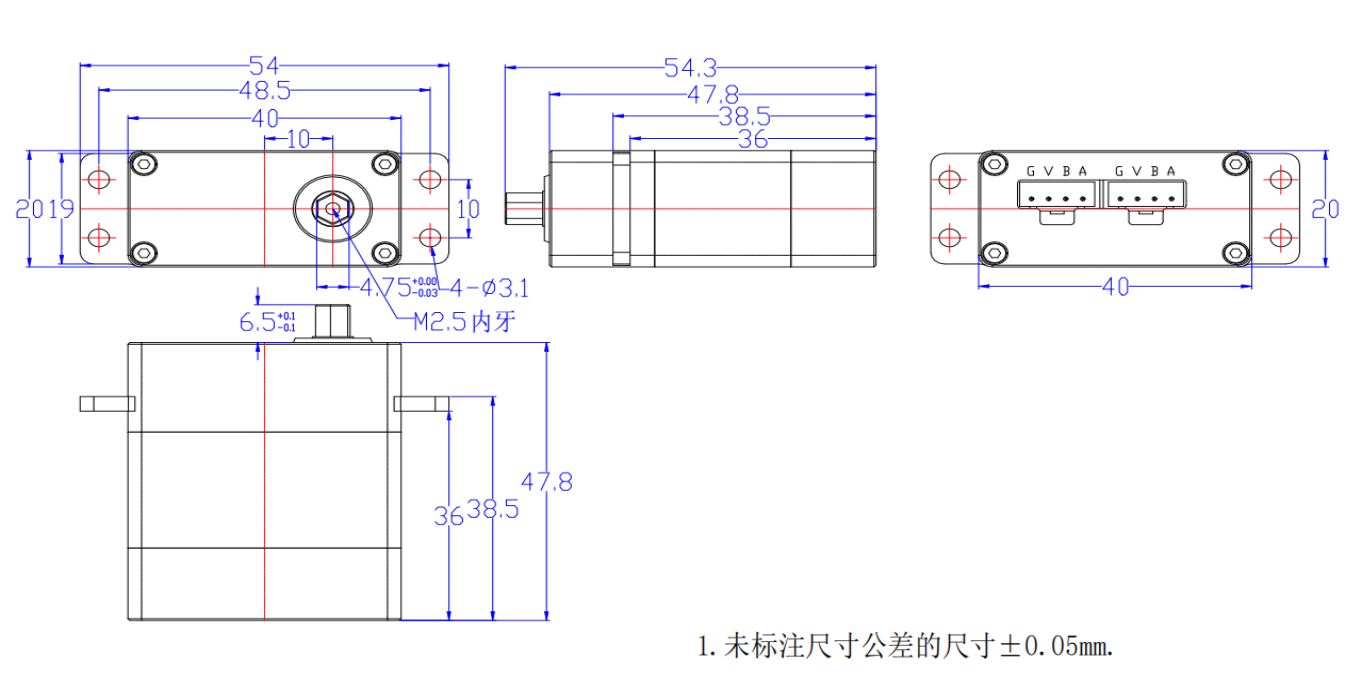 SM-24BL-C001 机身尺寸图