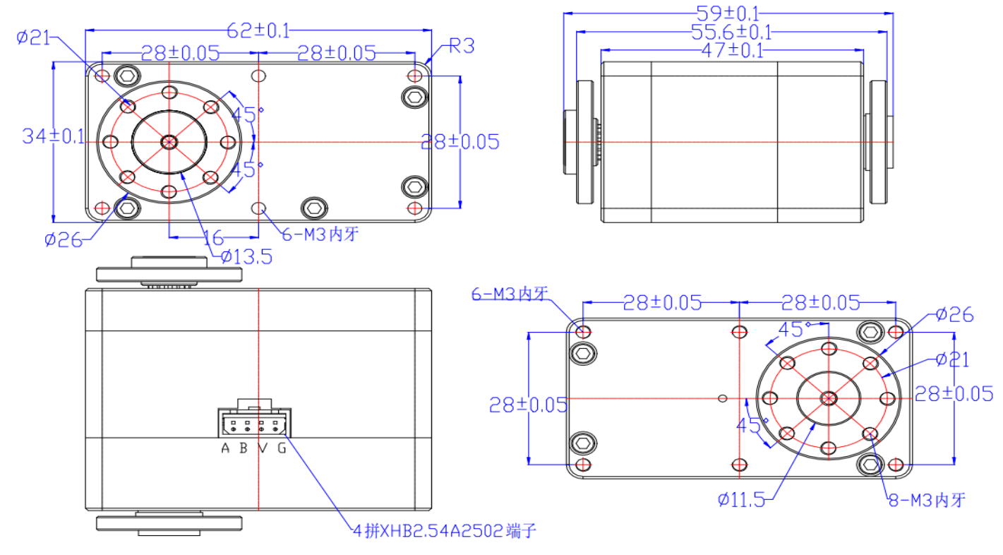 SM-8524-C002 机身尺寸图